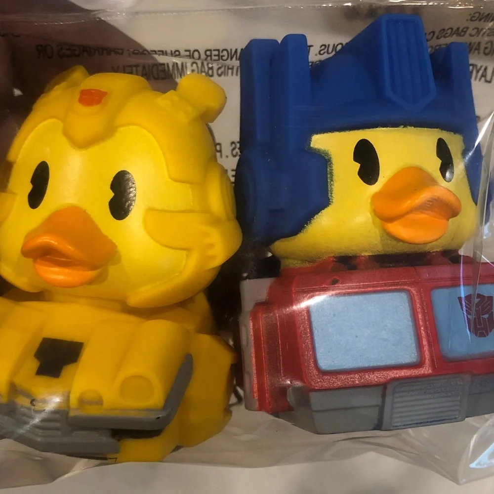Duckalooz Rubber Duck Set - Bumble-Bee and Optimus Prime